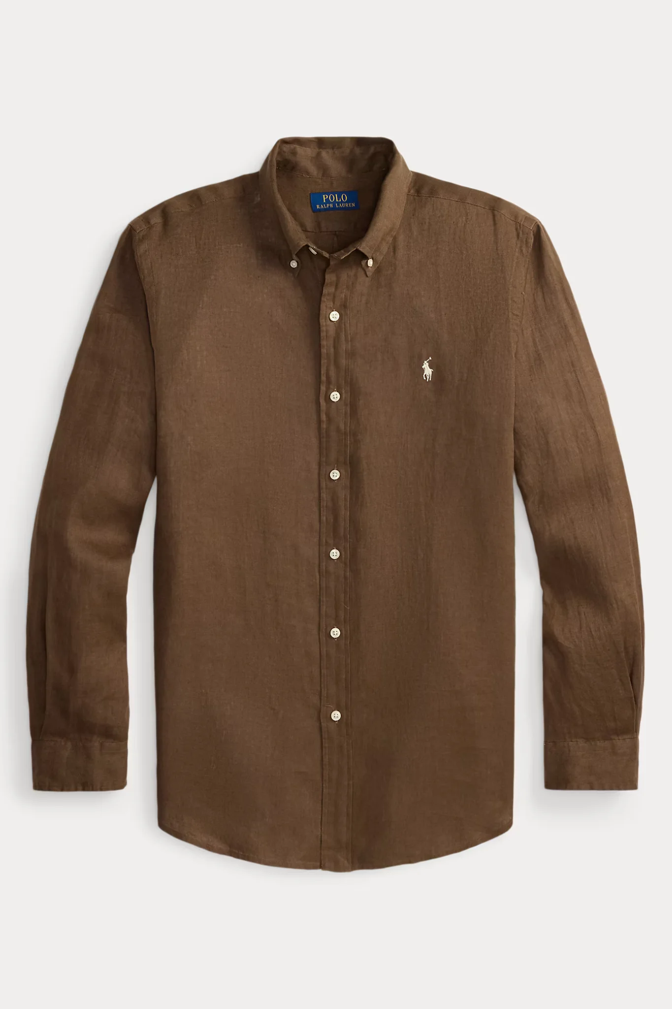 Polo Ralph Linen Shirts — Brown