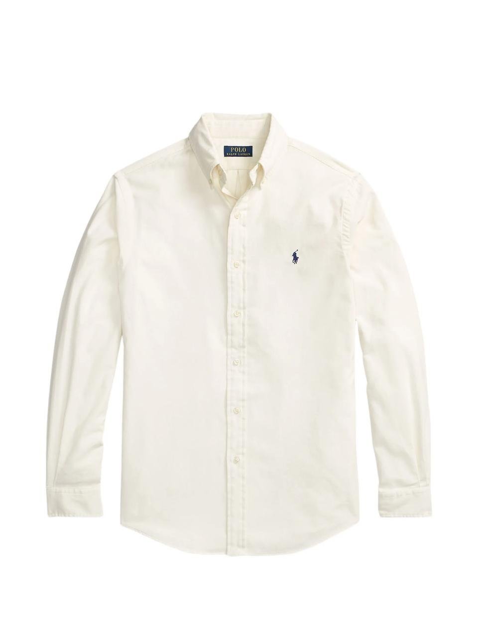 Polo Ralph Linen Shirts — Cream / Off White