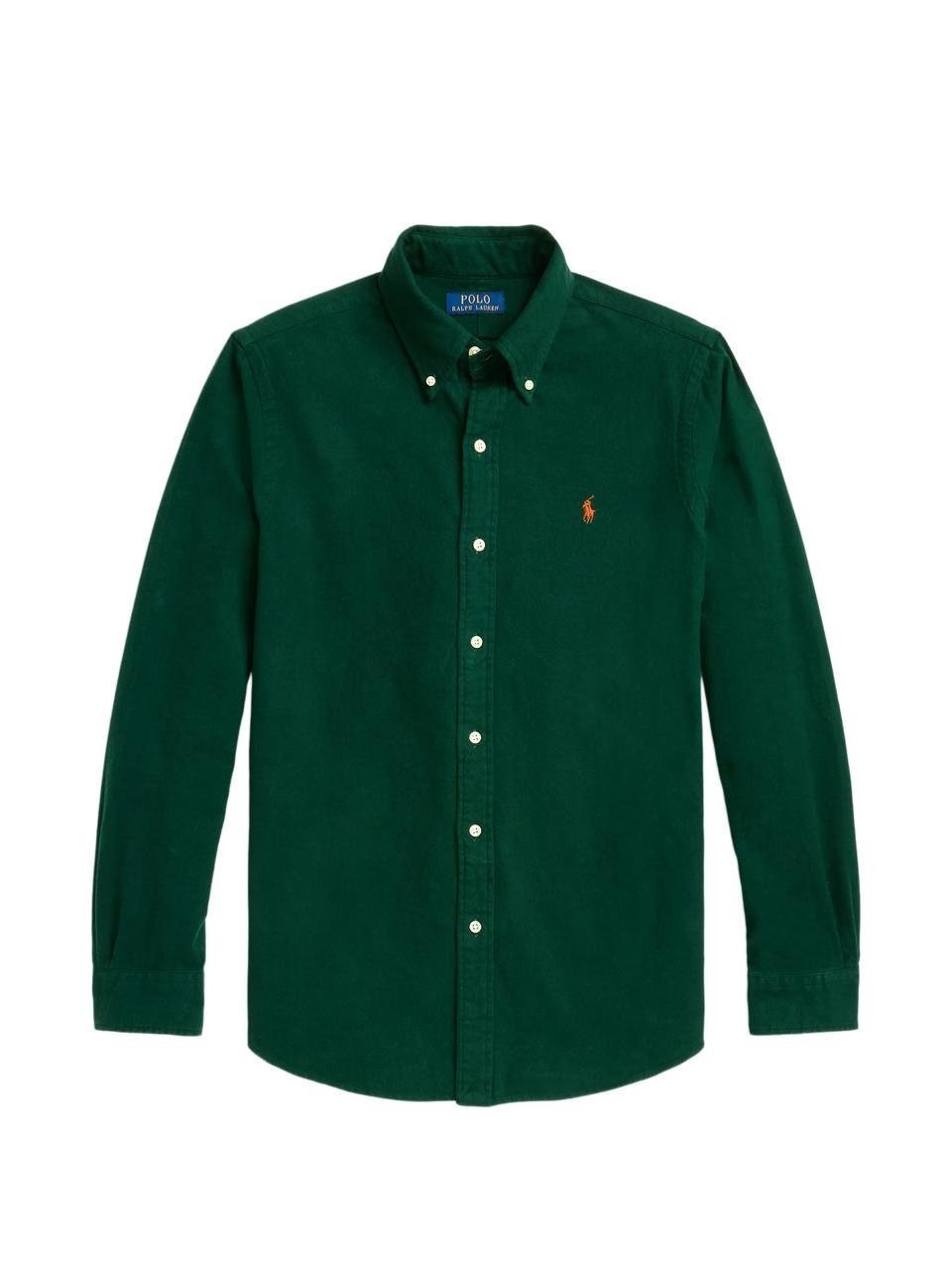 Polo Ralph Linen Shirts — Dark Green